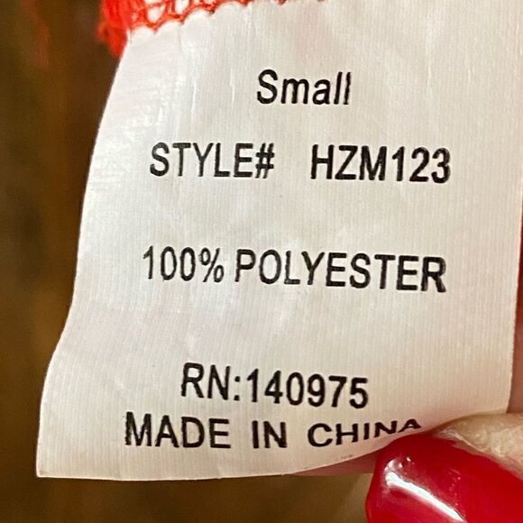 Anthropologie Harper S Sheer Orange Cowboy Western Beaded Flared Sleeve Tunic - Picture 8 of 10